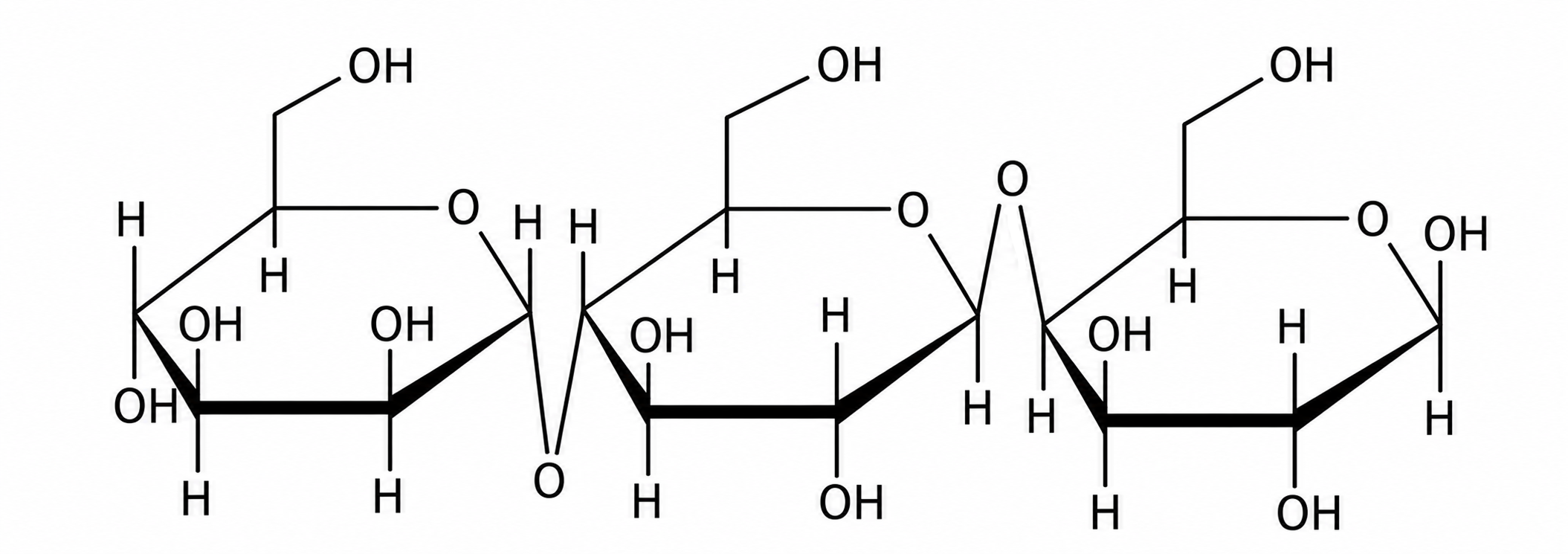 structura trizaharidului