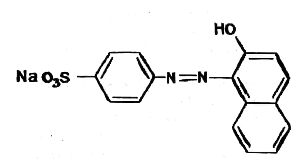 Structura unui colorant azoic