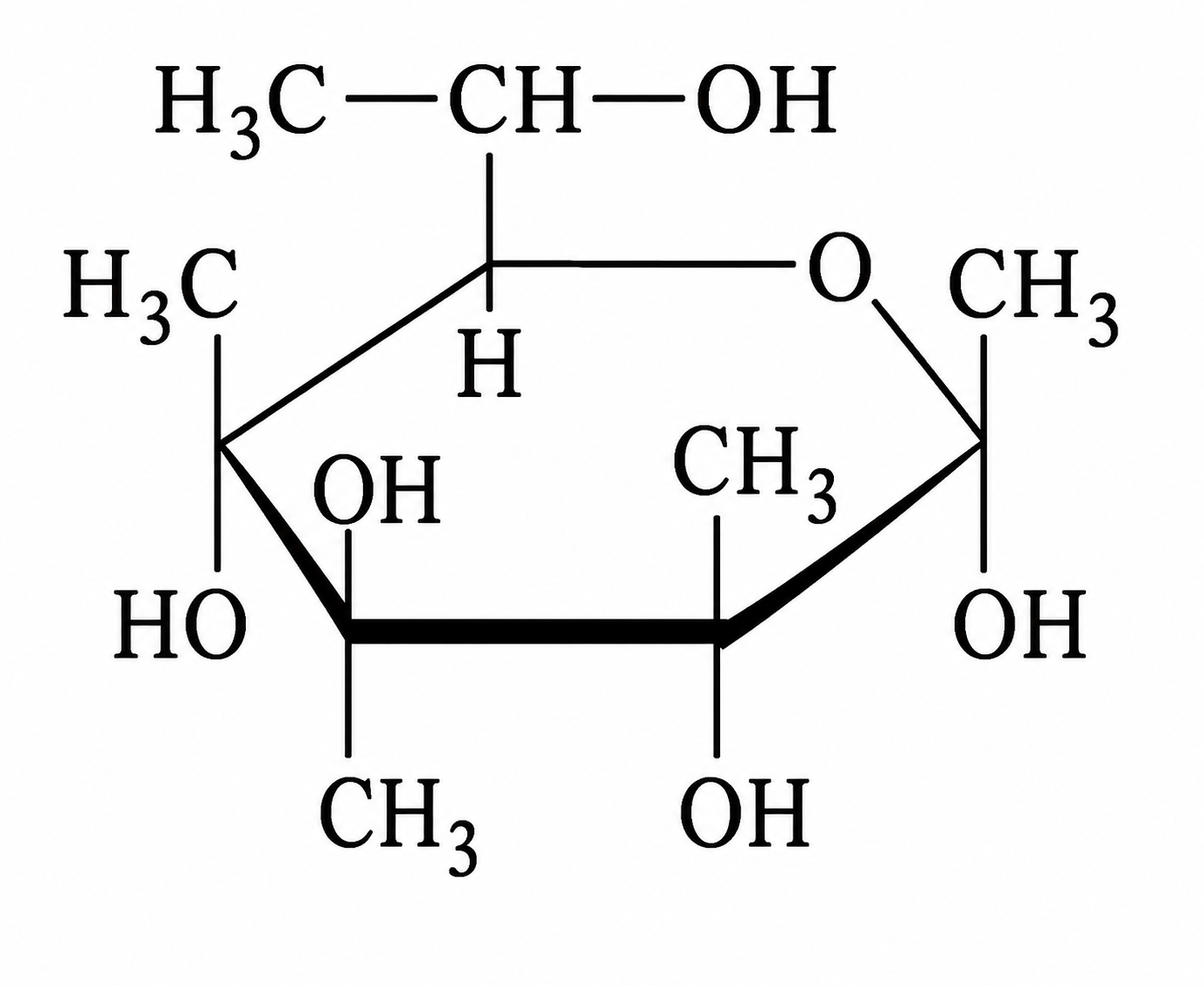 Structură Haworth compus Y