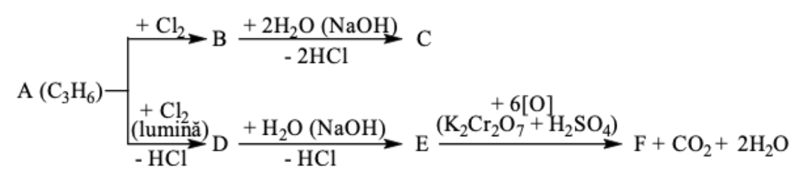 Schema de reacții