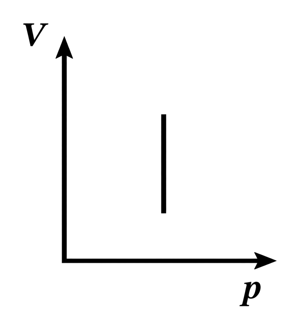Reprezentarea E: grafic în coordonate V–p