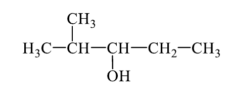 structura moleculară a 2-metil-3-pentanolului
