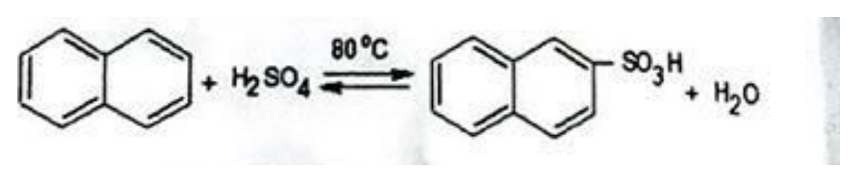sulfonarea naftalinei